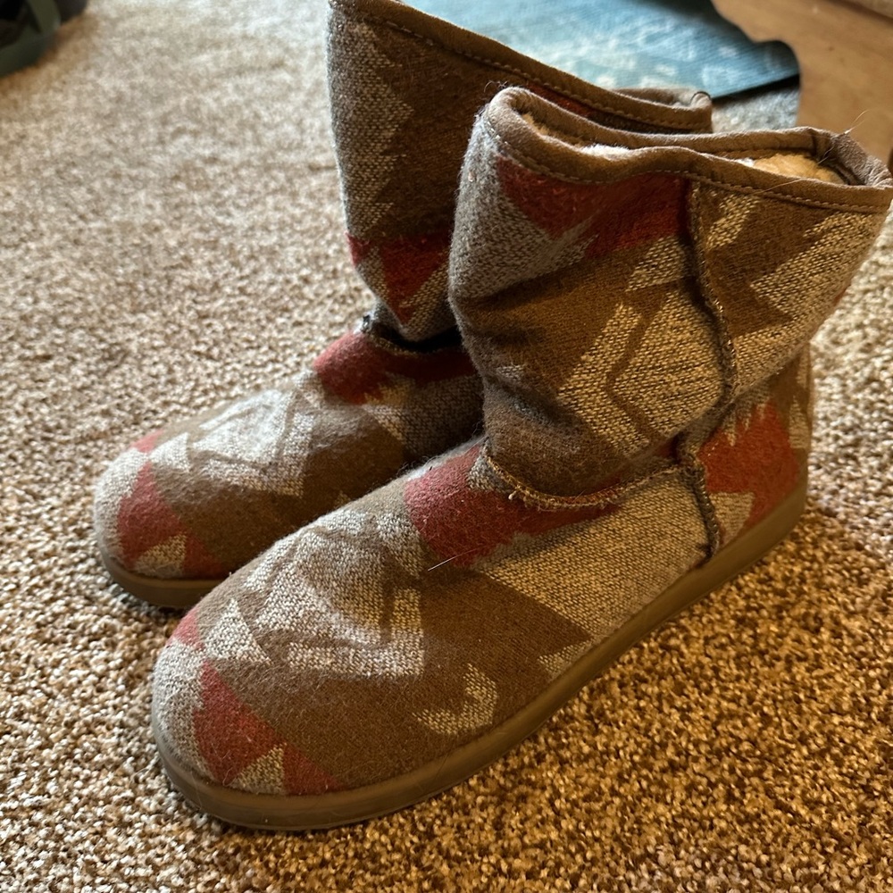 Cute fuzzy boots